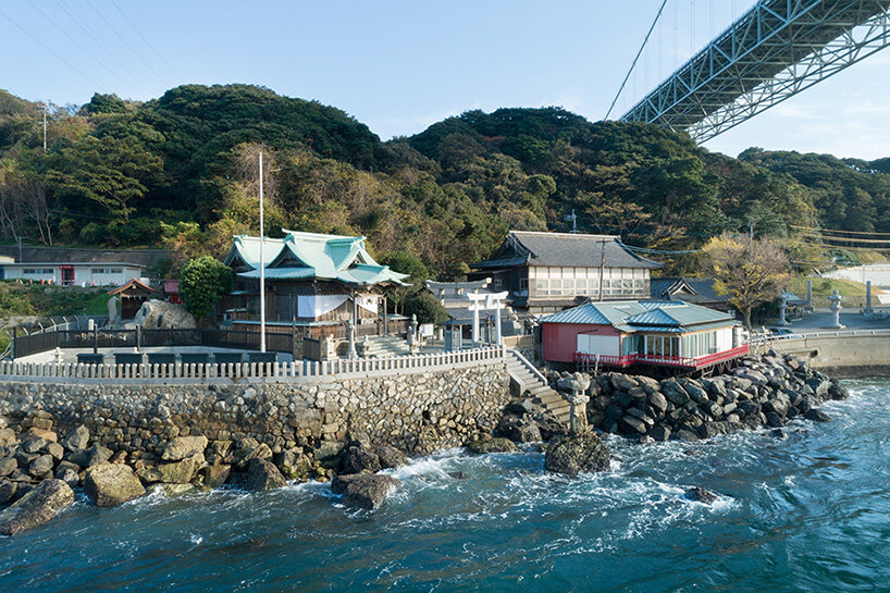 ABOUT renovates award office at the mekari shrine in japan's fukuoka prefecture