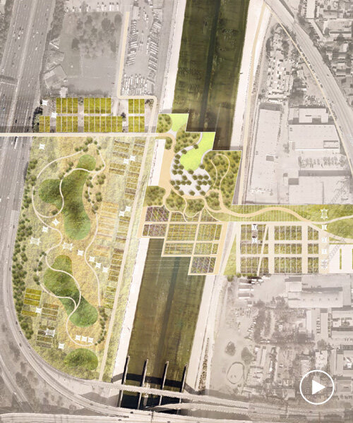 LA river master plan reveals proposals from frank gehry and OLIN