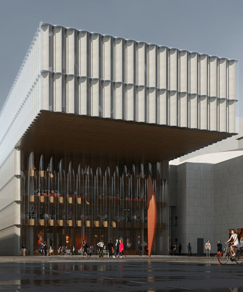 REX unveils proposal to expand komische opera house in berlin