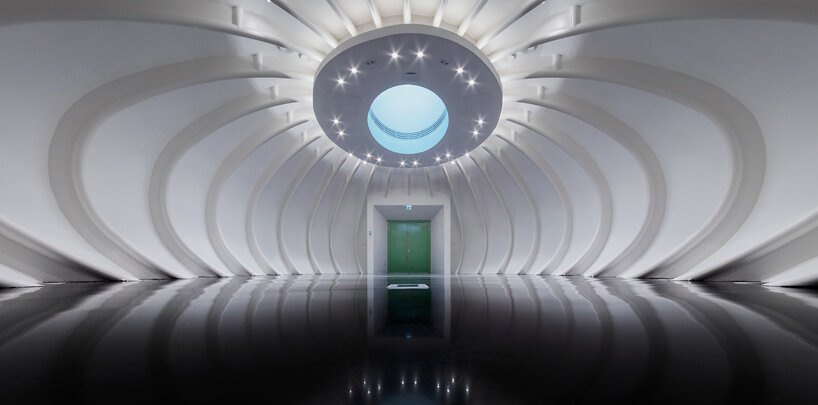 A4 studio designs a bubble-shaped event space in hungary designboom