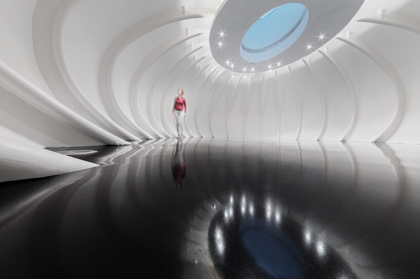 A4 studio designs a bubble-shaped event space in hungary designboom