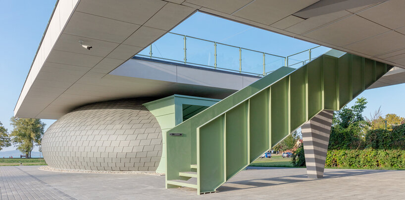 A4 studio designs a bubble-shaped event space in hungary designboom