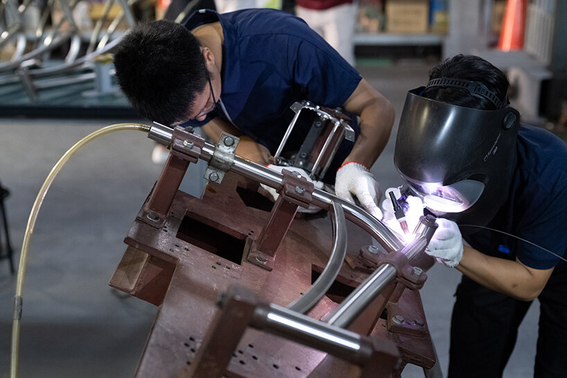 NTCRI and AOI CYCLE intertwine metal and woodworking for craftsmanship bicycle project