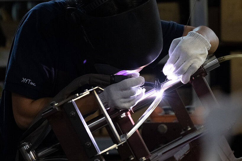 NTCRI and AOI CYCLE intertwine metal and woodworking for craftsmanship bicycle project
