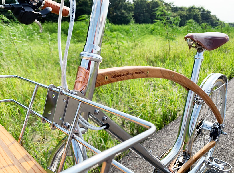 NTCRI and AOI CYCLE intertwine metal and woodworking for craftsmanship bicycle project