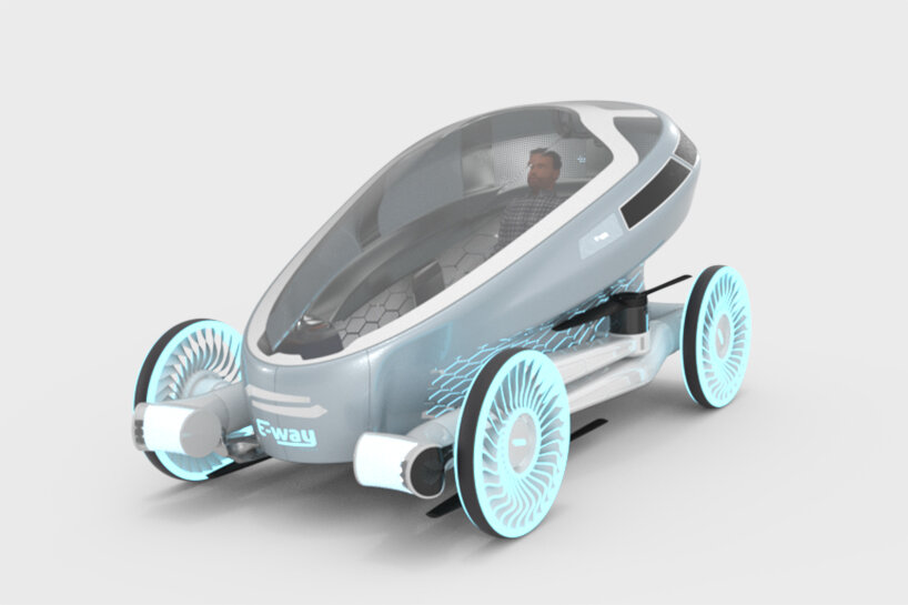 autonomous flying rescue vehicle by dassault systemes rapidly transfers patients