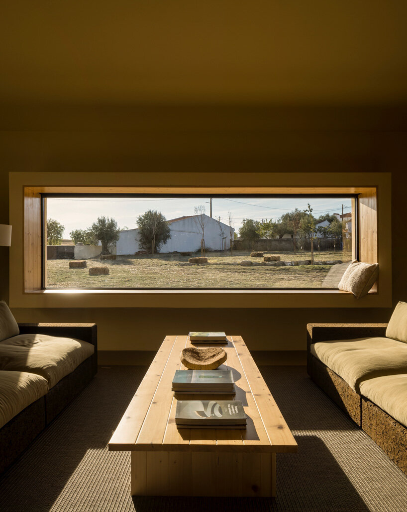 bica arquitectos combines two contiguous volumes into 'house in alentejo' in rural portugal