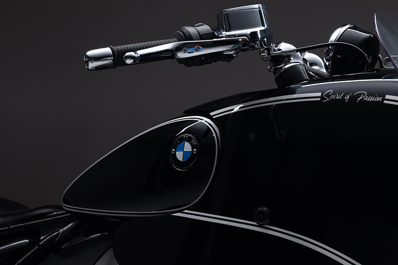kingston custom handcrafts BMW R18 into art deco-inspired custom motorcycle