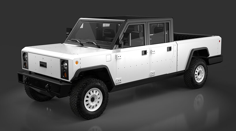 bollinger motors details production designs of all-electric pickup and SUV