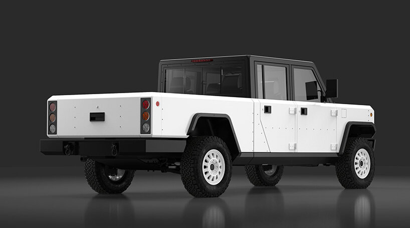 bollinger motors details production designs of all-electric pickup and SUV