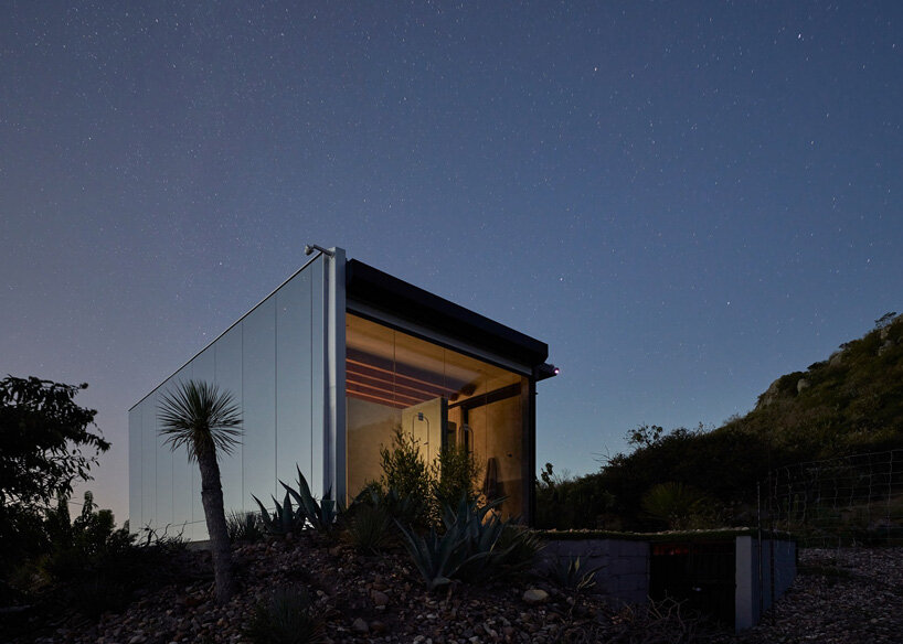 casa etérea is an off-grid glass house set on the slopes of an extinct volcano in mexico