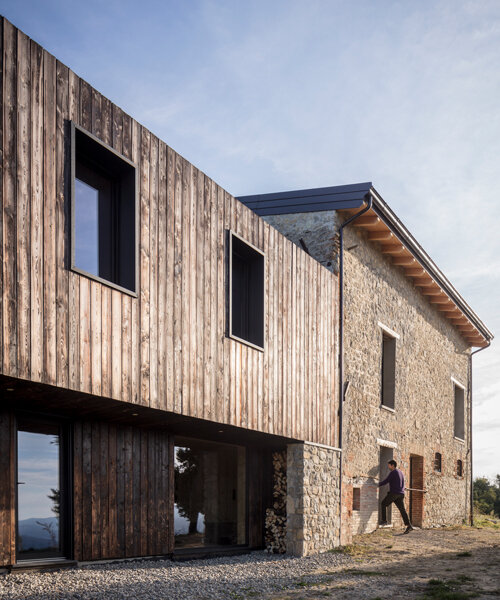 ciclostile architettura reconstructs an old farmer's house in rural bologna