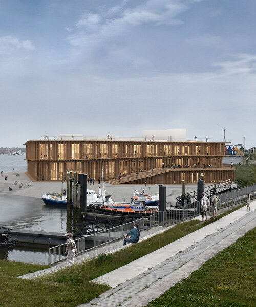 dorte mandrup plans wadden sea world heritage center in the netherlands