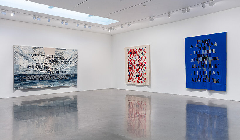interview: doug aitken explores textiles + choreography in desolate LA with 'flags and debris'