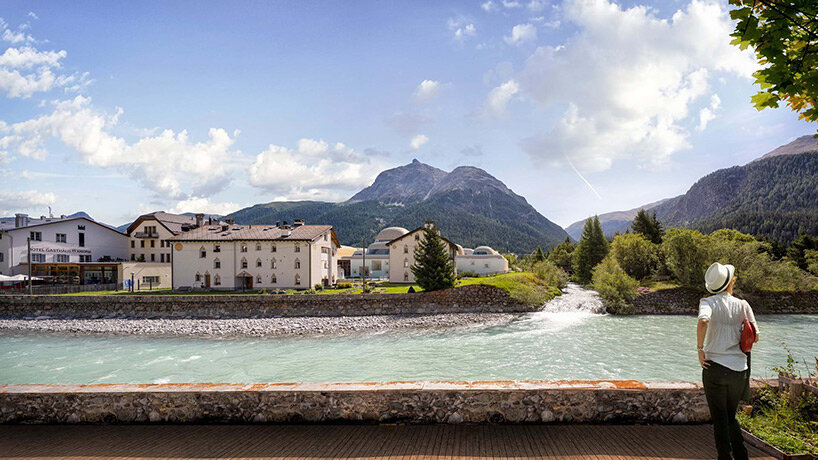 foster + partners plans 'InnHub la punt' innovation center in the engadin valley