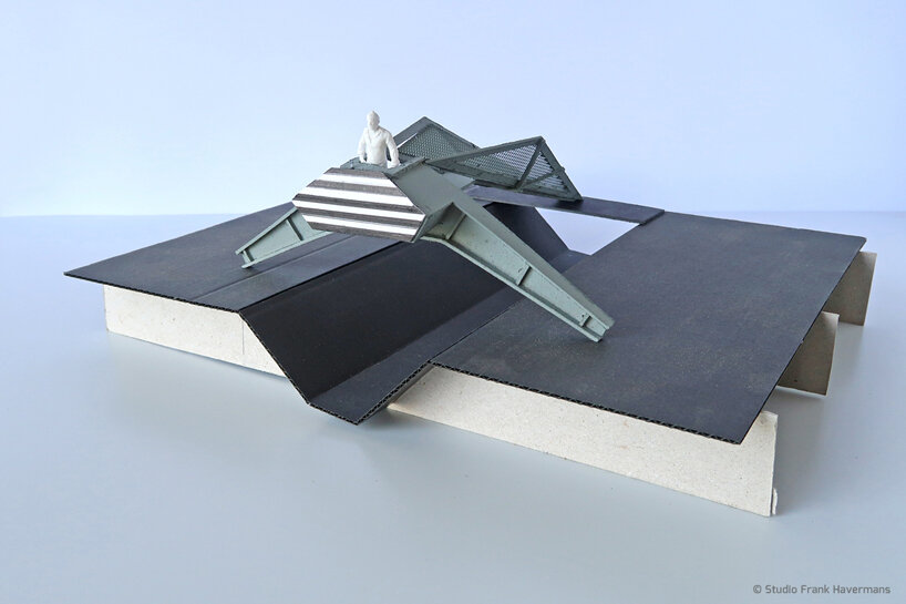 studio frank havermans references agricultural machinery for dutch cultural landmark