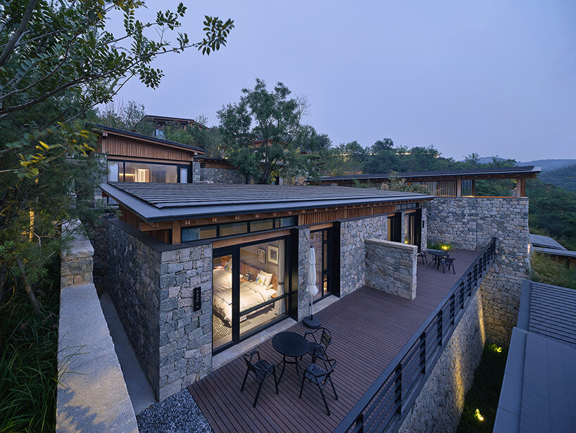line+ studio renovates 12 stone structures as part of redeveloped village in china