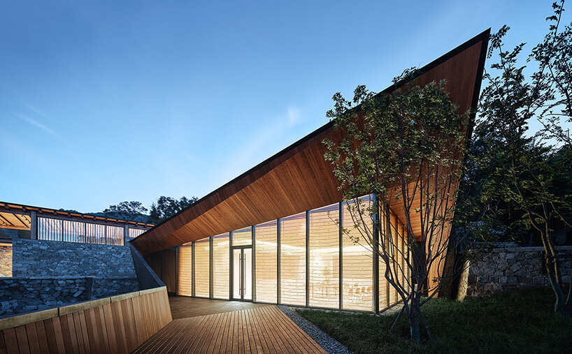 line+ studio renovates 12 stone structures as part of redeveloped village in china