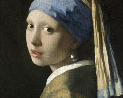 astounding 10 billion pixel panorama of vermeer’s girl with a pearl earring