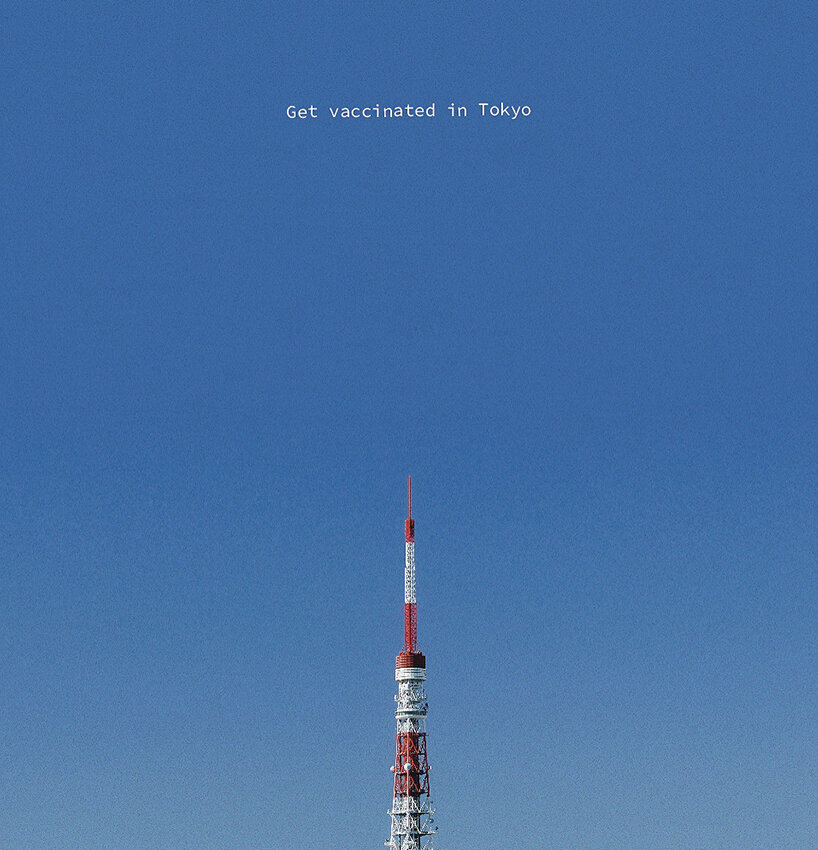 hugo suissas frames landmarks as needles in 'vaccine towers' series designboom