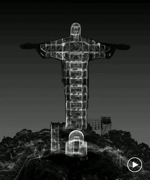 incredible 3D laser scans reveal the structure of brazil's christ the redeemer statue