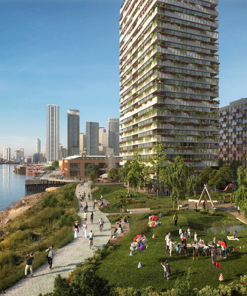 interview: reinier de graaf on OMA's 'morden wharf' neighborhood planned for london