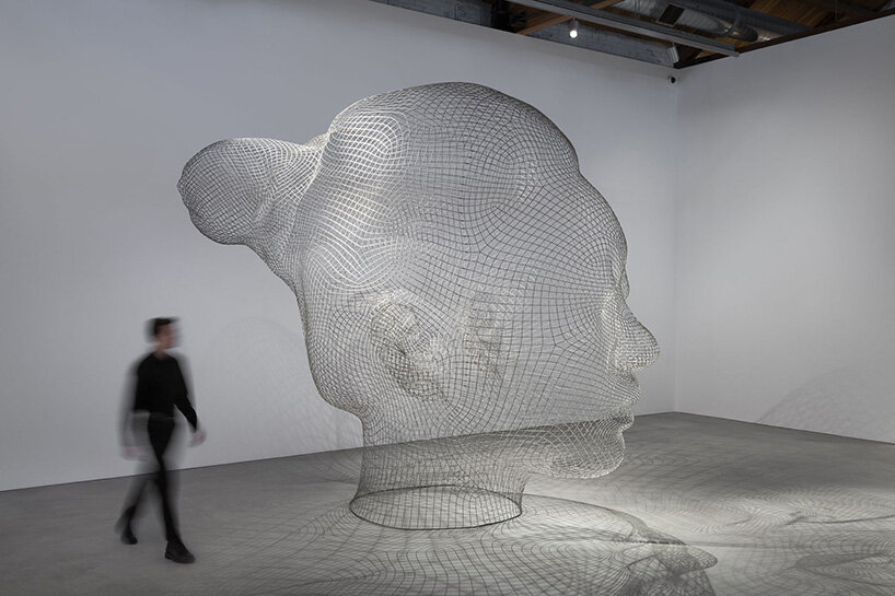 jaume plensa presents nocturne at chicago's gray warehouse