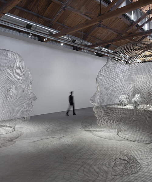 jaume plensa presents nocturne at chicago's gray warehouse