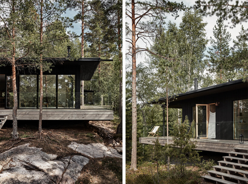 joanna laajisto designsthe lakeside villa rauhanniemi in finnish pine woods