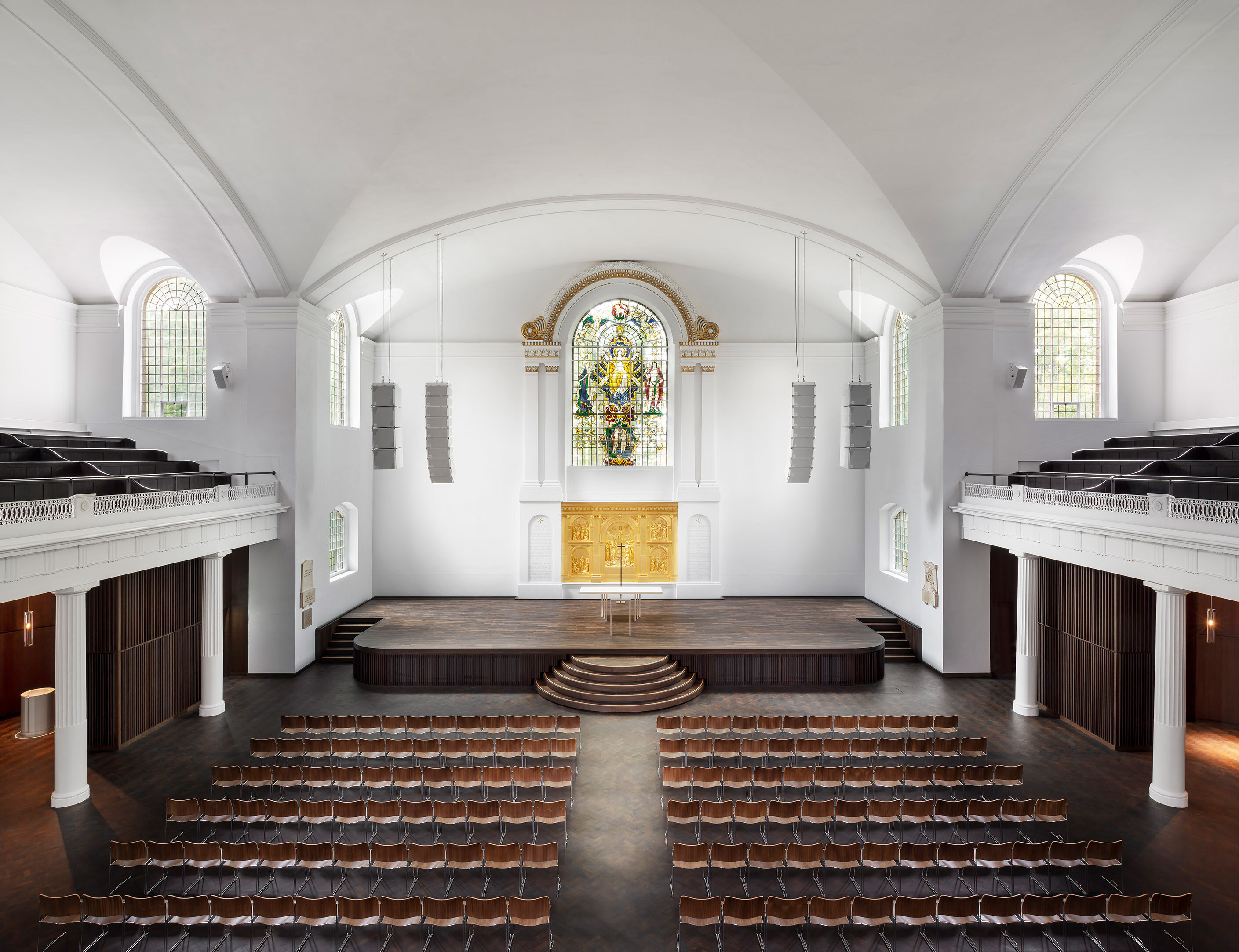 john pawson restores the interiors of st john at hackney church