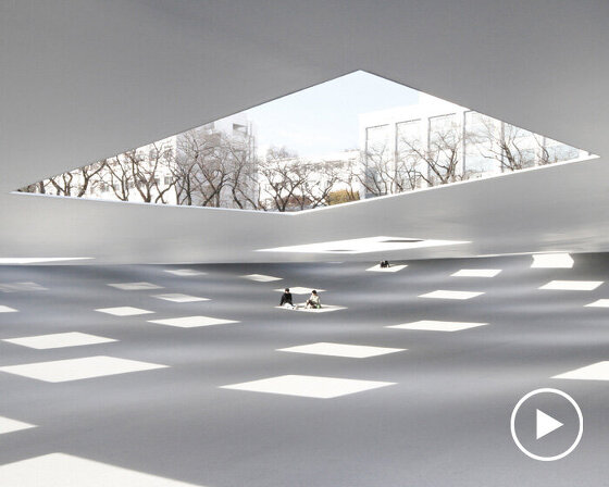 junya ishigami completes plaza of kanagawa institute of technology in japan