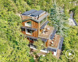 'la forestale' is a luxury ecolodge immersed in the italian landscape