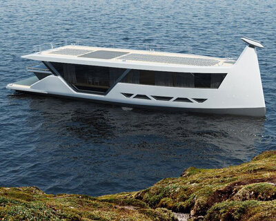 max zhivov draws influence from viking ships to design smart yacht 'drakkar S'