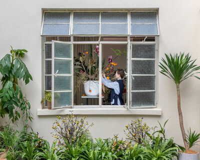 MDO tucks a secret garden at the back of 'absolute flower shop' in shanghai