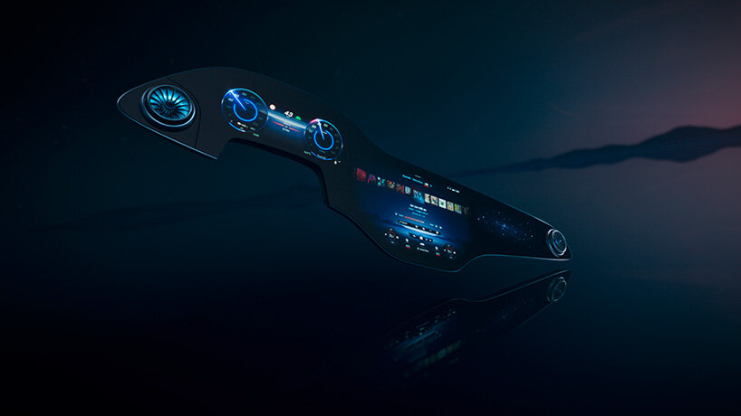 mercedes-benz unveils the MBUX hyperscreen, a 56-inch infotainment system