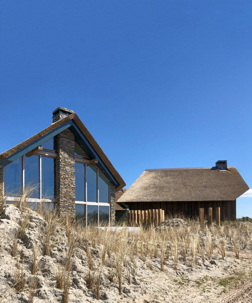 natrufied tops biobased villas in the netherlands with overhanging thatched roofs