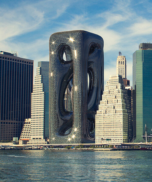 hayri atak proposes striking, sinuous 'sarcostyle tower' for the new york skyline