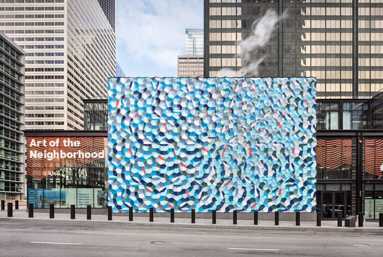 olafur eliasson installs 1,963 dynamic metal tiles at chicago's willis ...