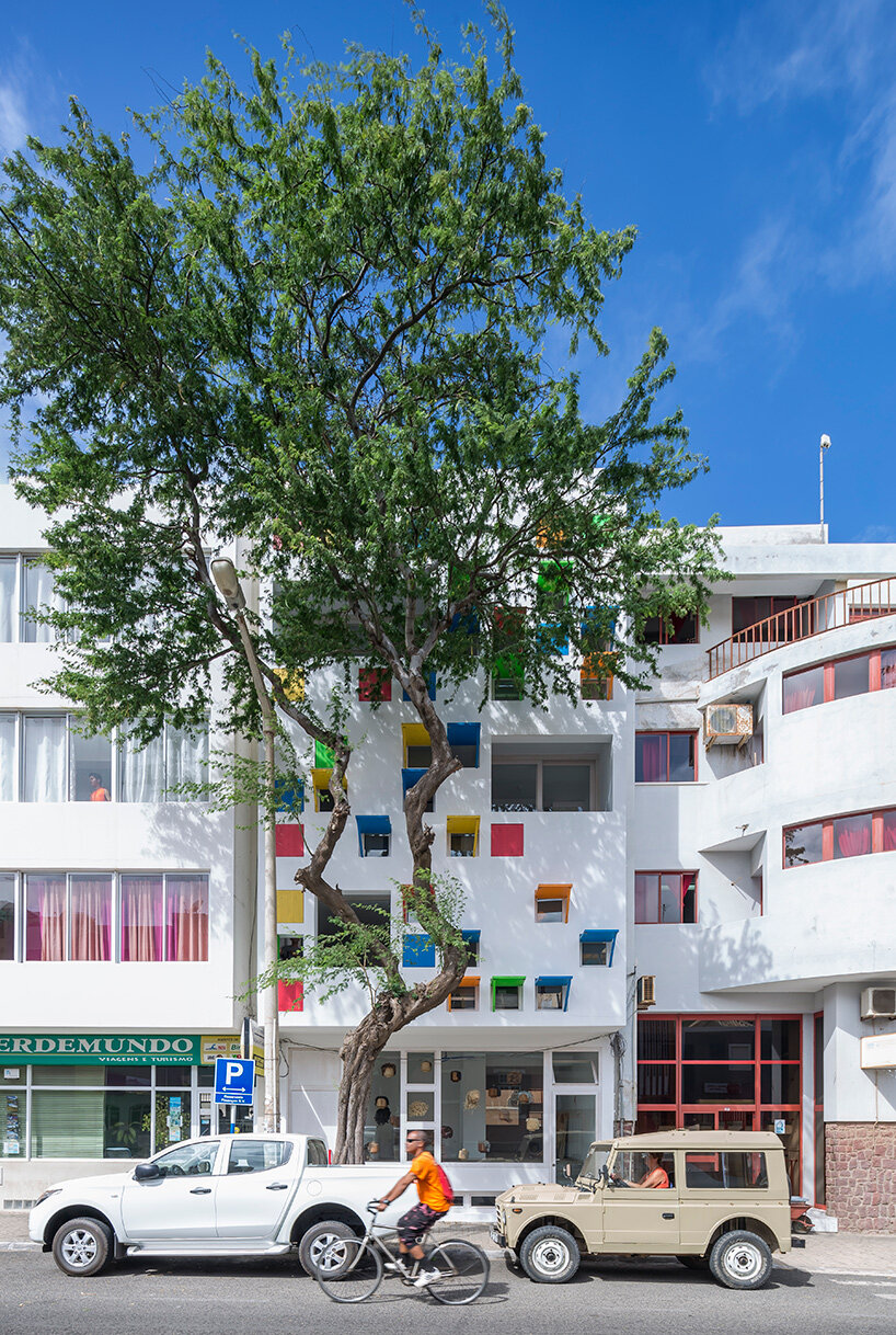 ramos castellano reflects the colorful architecture of cabo verde with 'casa celestina'