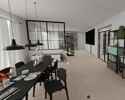 raumplus open immersive, virtual, 360-degree fair-stand and digital house