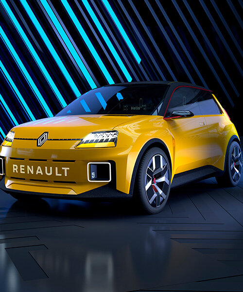 the renault 5 prototype, an all-electric car inspired by the R5 cult model