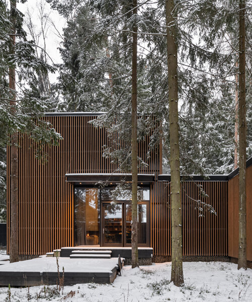 buro511 completes its roma house among the forests outside moscow
