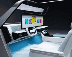 samsung unveils its latest digital cockpit with massive screens at CES 2021