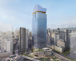 sou fujimoto and Mitsubishi Jisho Sekkei design crown of tokyo's 'Torch Tower', to become japan's tallest skyscraper