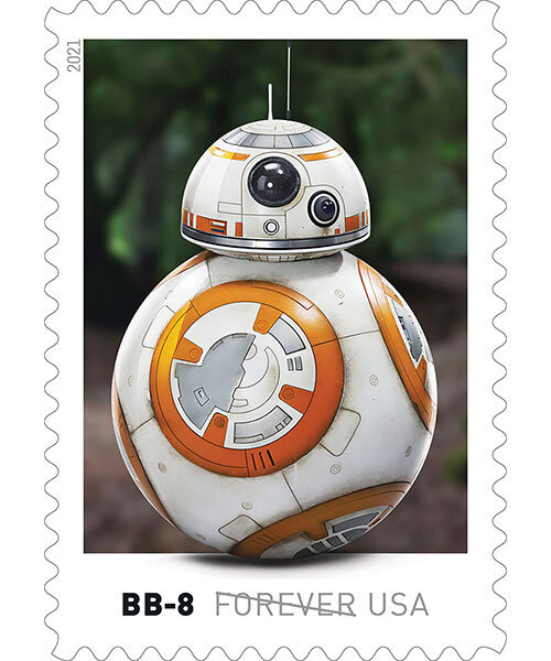 send letters to a galaxy far far away with the US postal service star wars stamps