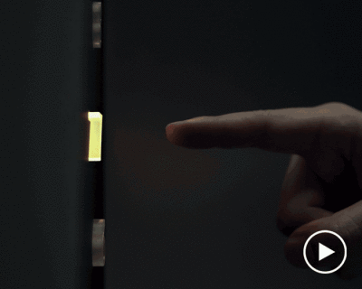 stuck design develops 'kinetic touchless' to recreate the tactile response of pushing a button