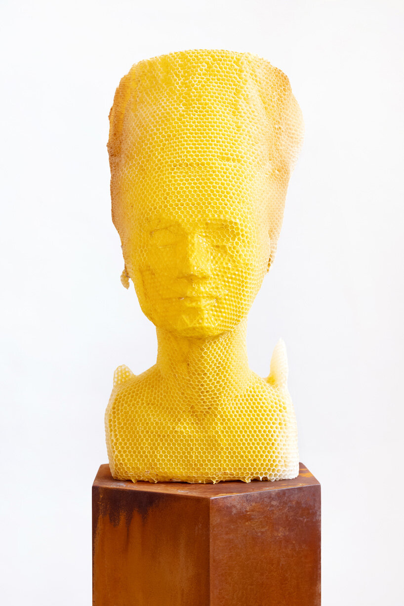 tomáš libertíny's beeswax busts translate vulnerability into strength