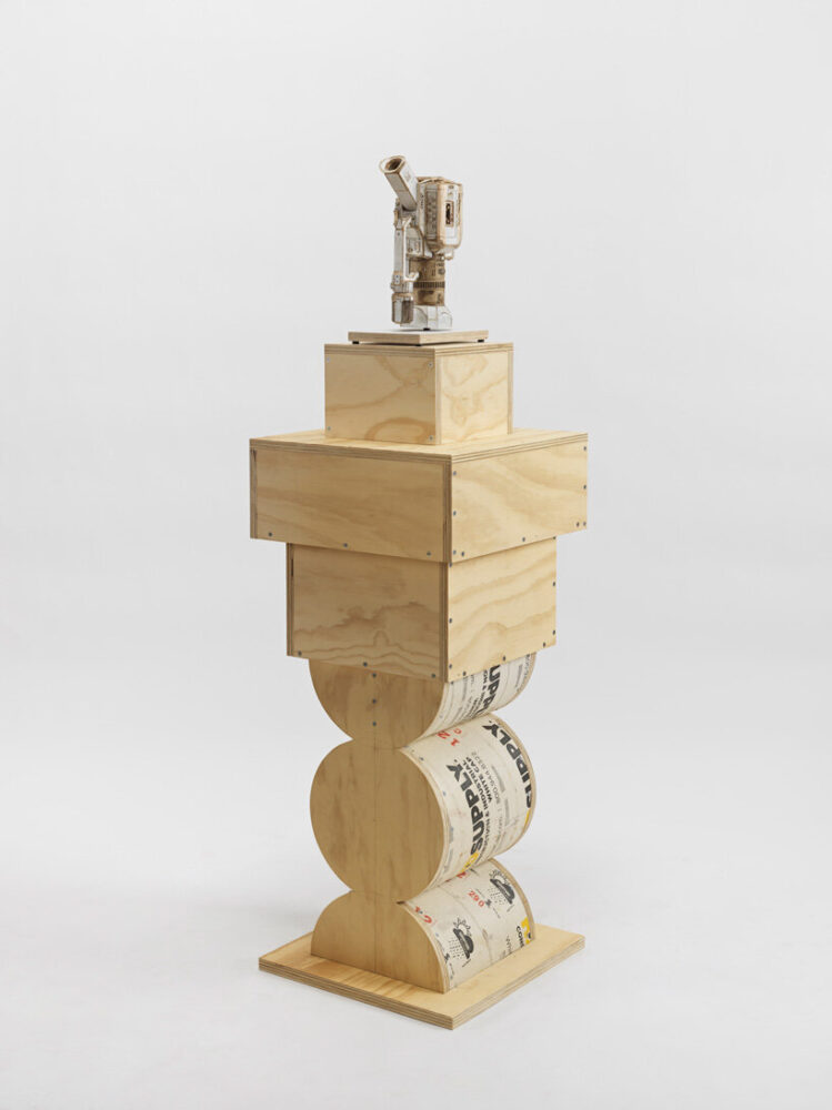 tom sachs sculpts bricolage versions of everyday objects at thaddaeus