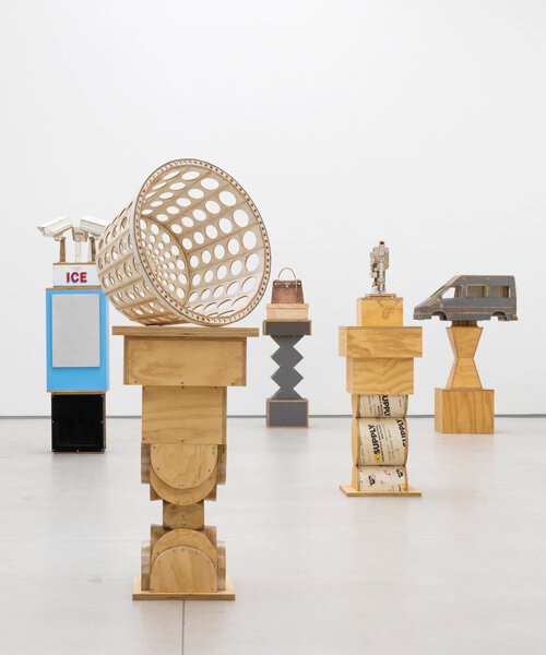 tom sachs sculpts bricolage versions of everyday ​objects at thaddaeus ropac paris