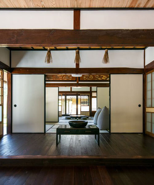 traditional 'kominka' houses in rural japan preserved and converted into high-end lodgings